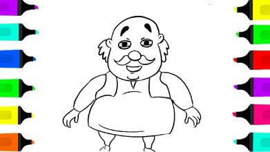 Motu Patlu Coloring Game截图2