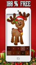 Christmas Pixel Art Coloring App - Color by Number截图1