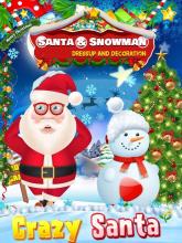 Santa And Snowman Dressup And Decoration截图5