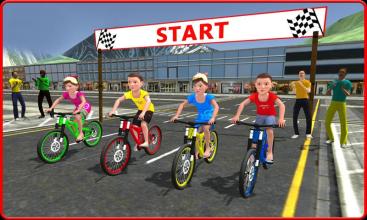 Kids Bicycle Rider Street Race截图1