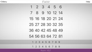 iFactor - Multiplication Game截图3