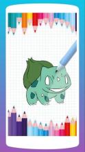 Poke Monster Coloring Pages截图1