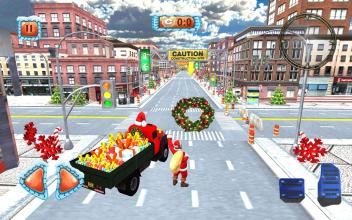 Christmas Santa Gift Delivery City Driving截图4