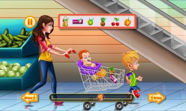 Shopping Game Kids Supermarket截图1