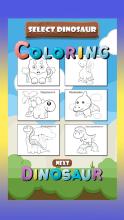 Toddler Dinosaur Coloring Games截图2