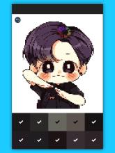 Kpop BTS Pixel Coloring Art By Number截图3