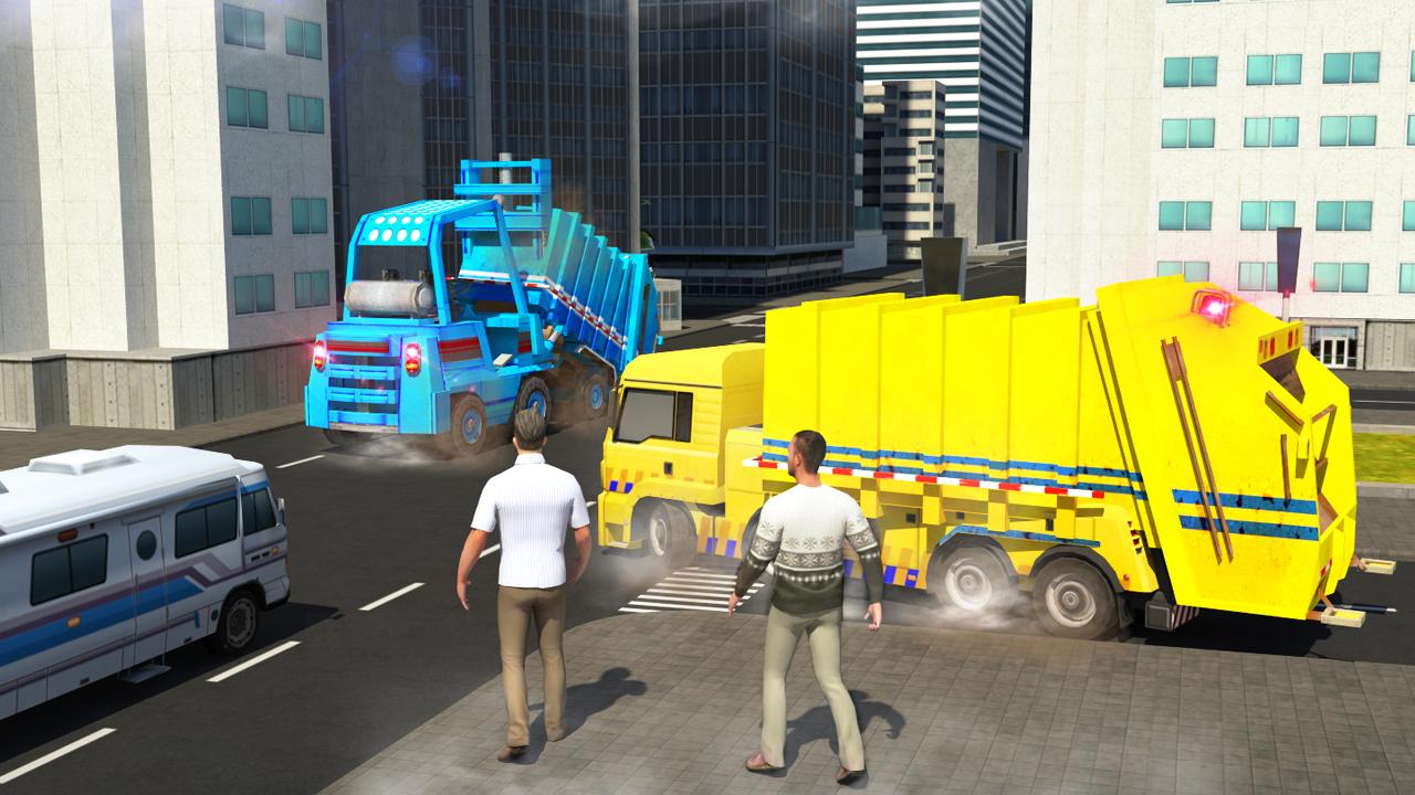 Trash Truck Driving Simulator 2018截图2