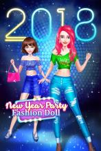 New Year Party Fashion Doll Salon截图1