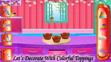 Unicorn Food Rainbow Cupcake Maker截图2