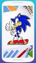 The Hedgehog Coloring Pages截图5