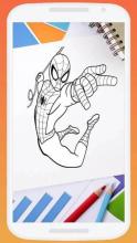 Spidey Coloring Pages截图4