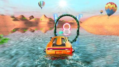 Water surfer car stunt: car floating beach Drive截图2