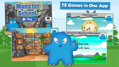 Monster Kid 2nd Grade Games截图5