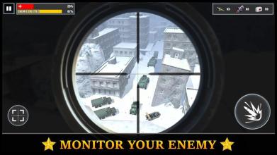 Snow Sniper Shooter 2019 : Fierce War missions截图3