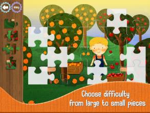 Kids Jigsaw Puzzles: Farm Animals & Vehicles截图4