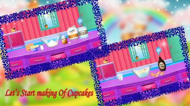 Unicorn Food Rainbow Cupcake Maker截图4