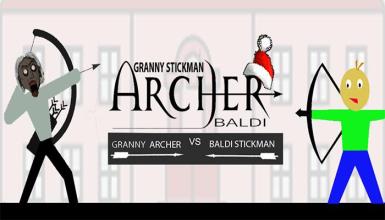 Granny Archer vs Stickman baldi截图2