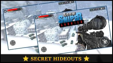 Snow Sniper Shooter 2019 : Fierce War missions截图4