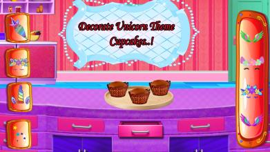 Unicorn Food Rainbow Cupcake Maker截图1