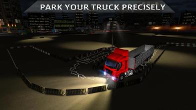 Night Truck Drive and Parking Game 2019截图5