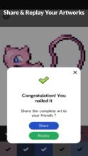 Mew Pixel Art Games - Pokemon Coloring By Numbers截图2