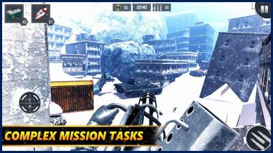 Gunner WinterLand War Guns Simulator : War weapons截图5