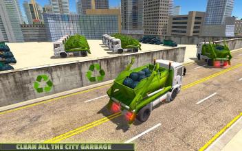 Garbage Truck City Trash Driving Simulator Game 3D截图5