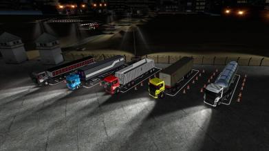 Night Truck Drive and Parking Game 2019截图3