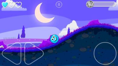 Funny Blue Ball Journey截图2