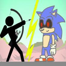 Stickman Archer vs Stickman Sonic截图3