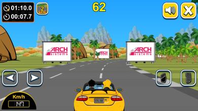 Racing Rush: Street speed run games截图5
