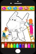 Super wings Coloring book pages - with animals截图2