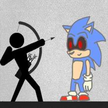 Stickman Archer vs Stickman Sonic截图1