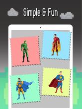 Superhero color by number: Pixel art coloring book截图1