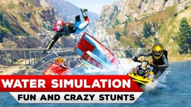 Power Jet Boat Racing: Ski Boat Water Surfer Drive截图5