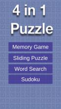 4 in 1 Puzzle Games截图2