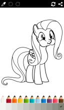 Little Pony Coloring Book Girls截图5