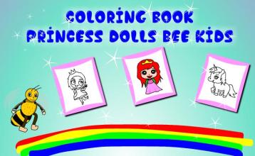 Coloring book Princess Dolls截图1