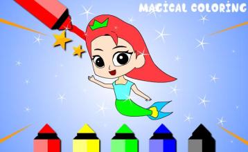 Coloring book Princess Dolls截图2