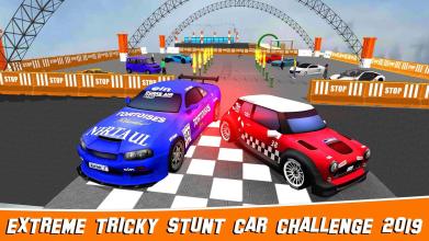 Extreme Tricky Stunt Car Challenge 2019截图4