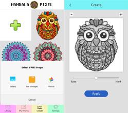 Mandala Coloring By Number - Pixel截图1