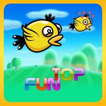 Fly Flappy Cute Bird 2D截图4