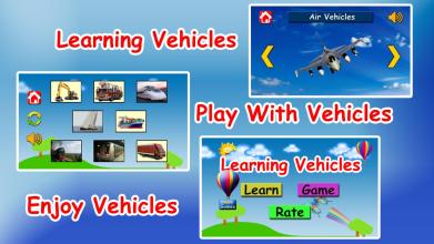 Vehicles Learning App for Kids & Toddlers截图4