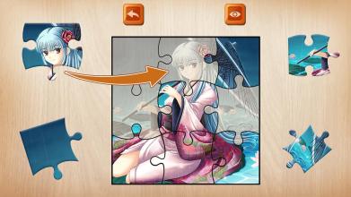 Japanese Anime Puzzle - Wooden Jigsaw Puzzle截图2