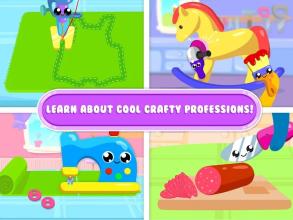 Cute & Tiny Professions - Tailor, Chef & Craftsman截图1