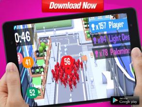 Slickman Crowd in City : Popular Game截图2