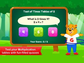 Multiplication Tables : Maths Games for Kids截图4