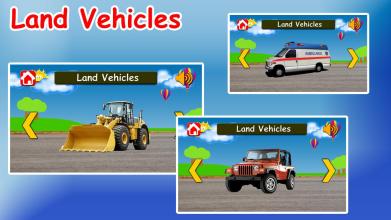 Vehicles Learning App for Kids & Toddlers截图2