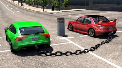 Chained Cars Vs. Bollard截图3