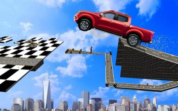 Stunt Car Challenge: Extreme Sky Car Racing截图1